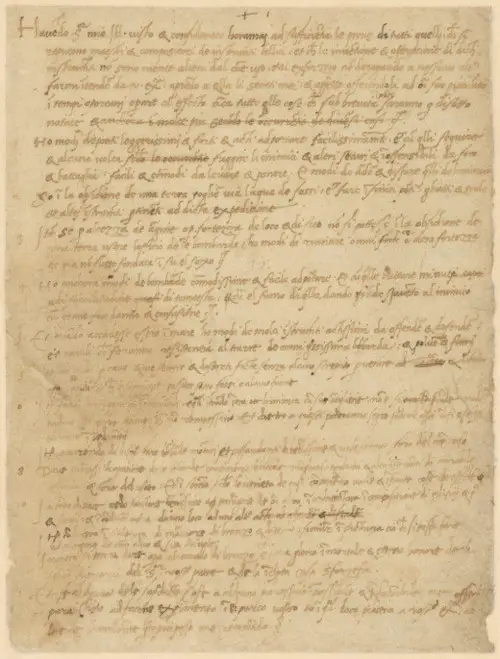 Letter to Ludovico Sforza seeking Employment as an Engineer